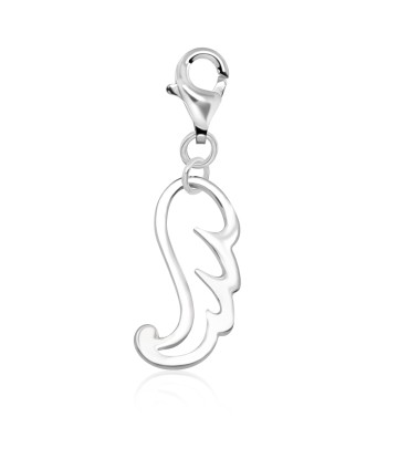 Wing Shape Silver Charms CH-57